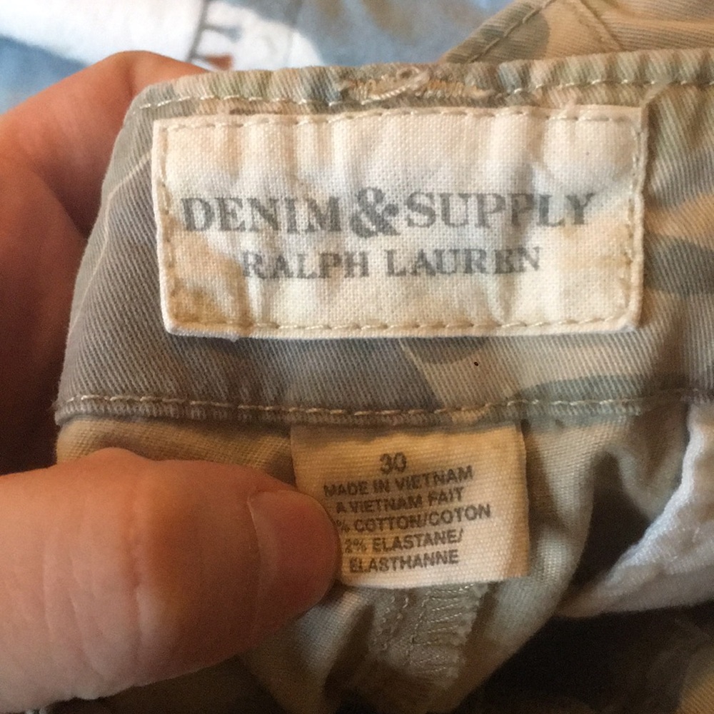 Ralph Lauren Denim Supply camo skinny pants